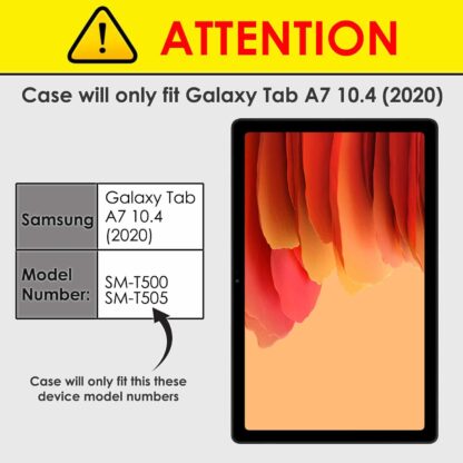 Forefront Cases Samsung Galaxy Tab A7 10.4 Case Smart Cover Lightweight Slim Stand | Gold - Image 3