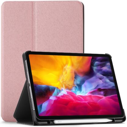 Forefront Cases Apple iPad Pro 11 2020 Case Smart Cover Lightweight Slim Stand | Rose Gold