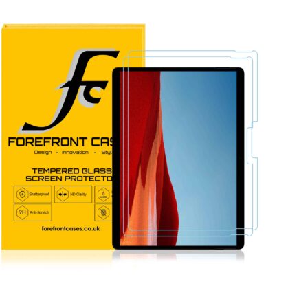 Forefront Cases Microsoft Surface Pro X 13" HD Tempered Glass Screen Protector Guard | Pack of 2