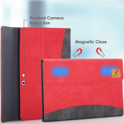 Forefront Cases Microsoft Surface Pro X SQ2 2020 Case Cover Sleeve | Red - Image 4