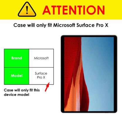 Forefront Cases Microsoft Surface Pro X Case Cover Sleeve | Royal Blue - Image 5