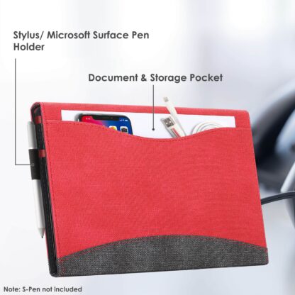 Forefront Cases Microsoft Surface Pro X SQ2 2020 Case Cover Sleeve | Red - Image 6