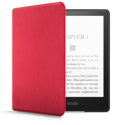 Forefront Cases Amazon Kindle Paperwhite 2021 Case Smart Cover Slim Lightweight | Red